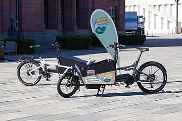 Das Land Hessen unterstützt die Anschaffung von Lastenrädern