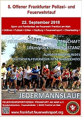 Polizei- und Feuerwehrlauf am 22. September – Jetzt anmelden