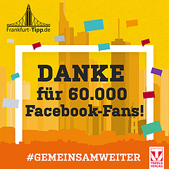 DANKE für 60.000 Facebook-Fans