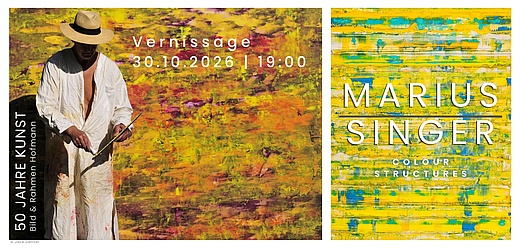 Vernissage "Colour Structures" mit Marius Singer