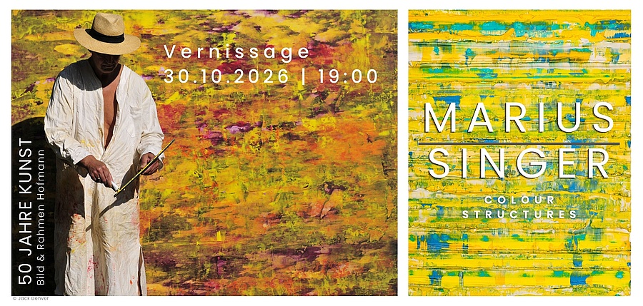 Vernissage "Colour Structures" mit Marius Singer