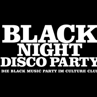 Black Night Disco Party