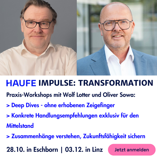 Haufe Impulse Transformation