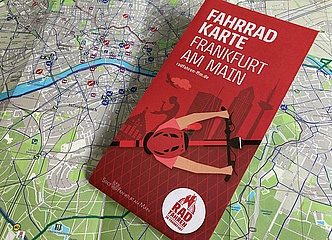 Ein Fahrrad-Stadtplan für Frankfurt