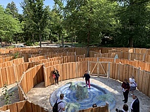 Irrgarten am Goetheturm wieder begehbar
