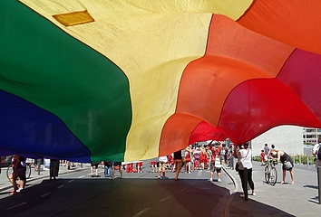 The CSD in Frankfurt comes also 2021 only in mini format