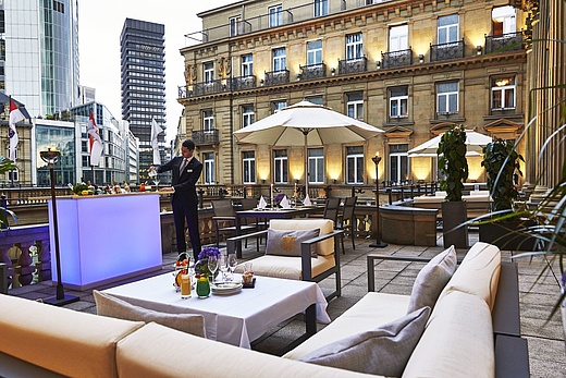 After Work Event on the summer Ehrenhofterrasse