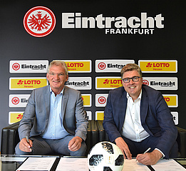 LOTTO Hessen bleibt Premium Partner bei Eintracht Frankfurt