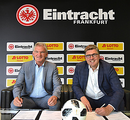 LOTTO Hessen bleibt Premium Partner bei Eintracht Frankfurt