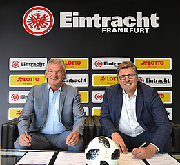 LOTTO Hessen remains premium partner at Eintracht Frankfurt