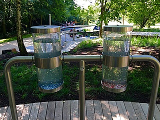 Mainova-Wasserlehrpfad im Wasserpark lädt auch in diesem Sommer zum Verweilen ein