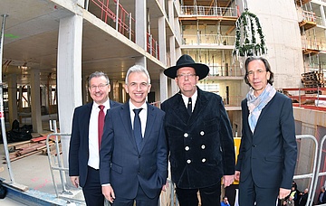 Topping-out ceremony for the Kornmarkt Arkaden