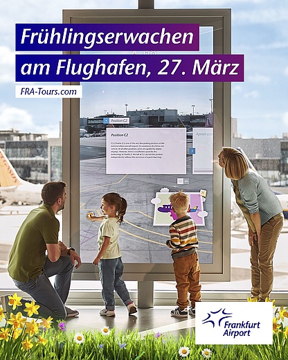 Frühlingserwachen am Flughafen Frankfurt