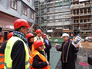 Mainz city council visits Frankfurt's new historic district