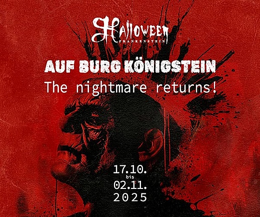 Frankenstein Halloween auf Burg Königstein