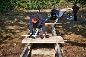 25 years of GrünGürtel - New boardwalk in Schwanheimer Düne opens