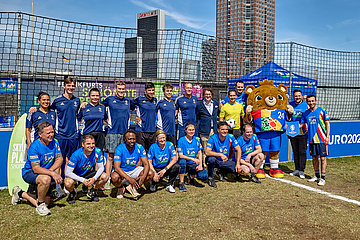 UEFA EURO 2024 – Fußballmatch mit der Host City Frankfurt und EURO 2024 auf dem Skyline Soccer