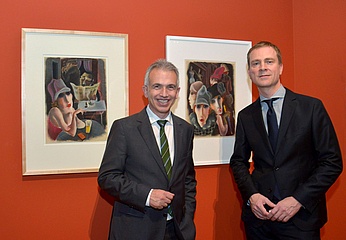 Oberbürgermeister Feldmann eröffnete Ausstellung 'Glanz und Elend in der Weimarer Republik'