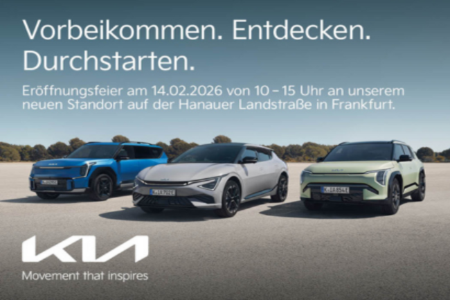 ERÖFFNUNGSFEIER KIA-STORE IN FRANKFURT