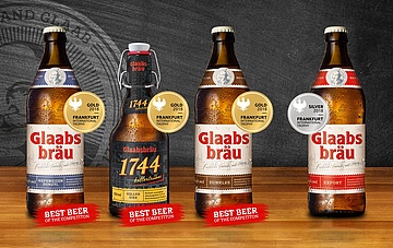 Gold medals for Glaabsbräu at Frankfurt International Beer Trophy 2018