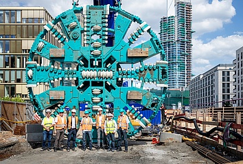 Work on the light rail into the Europaviertel is in full swing