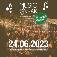 Raffle: 5 x 2 tickets for the Music Sneak in the lottery pot