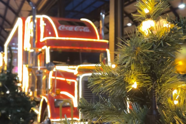 Coca Cola Weihnachtstrucks kommen nach Frankfurt
