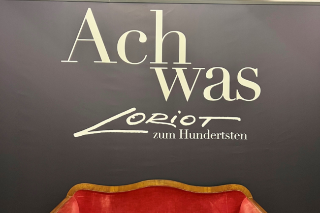Ausstellung 'Ach was. Loriot zum Hundertsten' im Caricatura Museum Frankfurt eröffnet