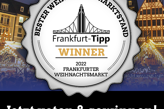 Frankfurt-Tipp Award: Wählt Euren Lieblings-Stand auf dem Frankfurter Weihnachtsmarkt 2022