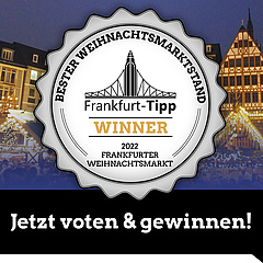 Frankfurt-Tipp Award: Wählt Euren Lieblings-Stand auf dem Frankfurter Weihnachtsmarkt 2022