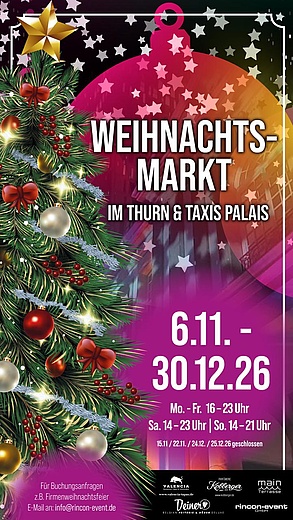 Weihnachtsmarkt im Thurn & Taxis Palais