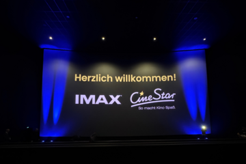 Premium-Kinoerlebnis der Extraklasse: IMAX®-Kinosaal im CineStar Metropolis Frankfurt eröffnet