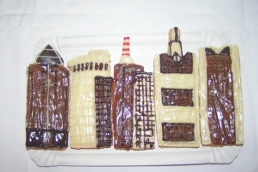 Wolkenkratzer - Plätzchen im Januar