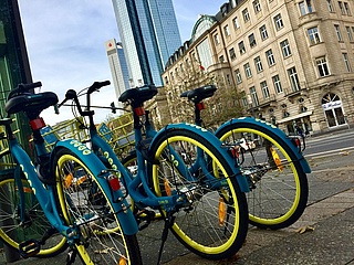 City of Frankfurt gives information sheet to rental bike providers