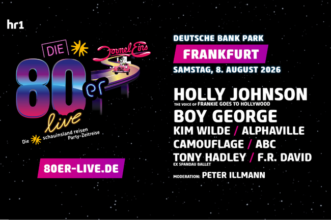 Die 80er Live – Mega-Party im Deutsche Bank Park Frankfurt