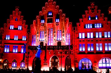 Night of Light in Frankfurt - Leuchtender Appell zur Rettung der Veranstaltungswirtschaft