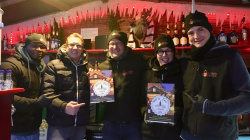 Glühwein Dealer is the best stand at the Frankfurt Christmas Market 