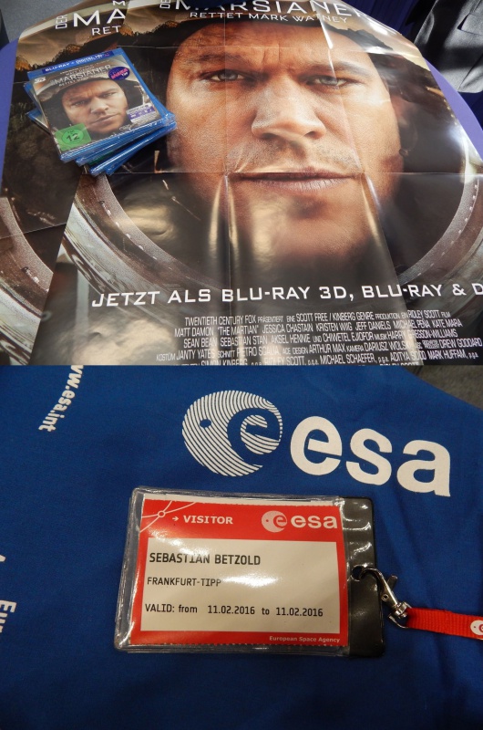 DER MARSIANER zu Besuch bei der ESA in Darmstadt FrankfurtTipp