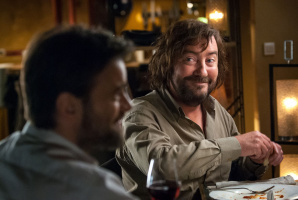 With the heart through the wall