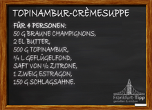 Jerusalem artichoke cream soup