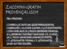 Zucchini gratin provençal
