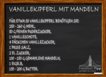 Vanilla crescents with almonds