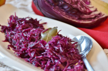 Rotkraut mit Feigen