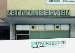 Zeitkonserven - Frankfurter Traditionsgeschäfte CoCon Verlag