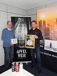 Frankfurt-Tipp presented the certificates "Best of Apfelwein 2015"